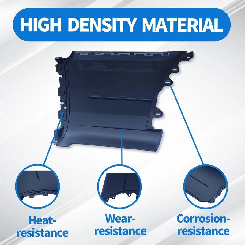 Spwrney Rear Lower Quarter Panel Trim Molding Cover Compatible with Transit 150 250 350 2015 2016 2017 2018 2019 Bumper Cover Extension Accessories, Left Driver Side, 1PC - Image 2
